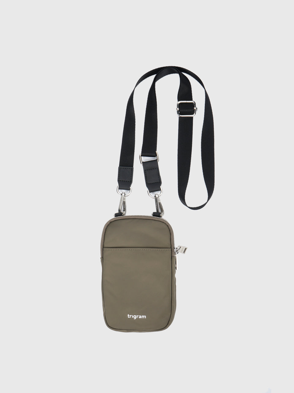 Double-Phone Bag - Charcoal Black