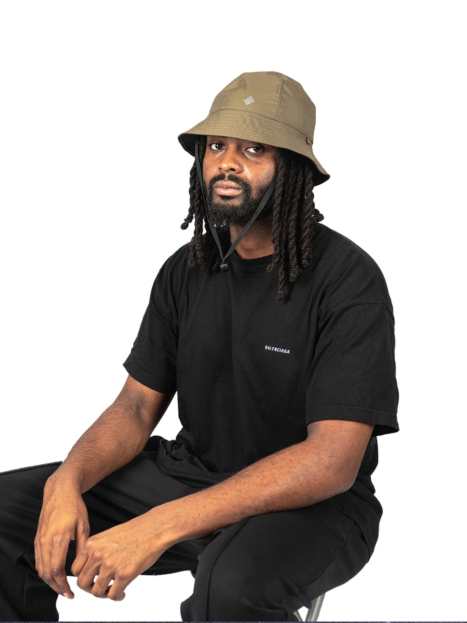 Bob réversible - Argile verte / Noir