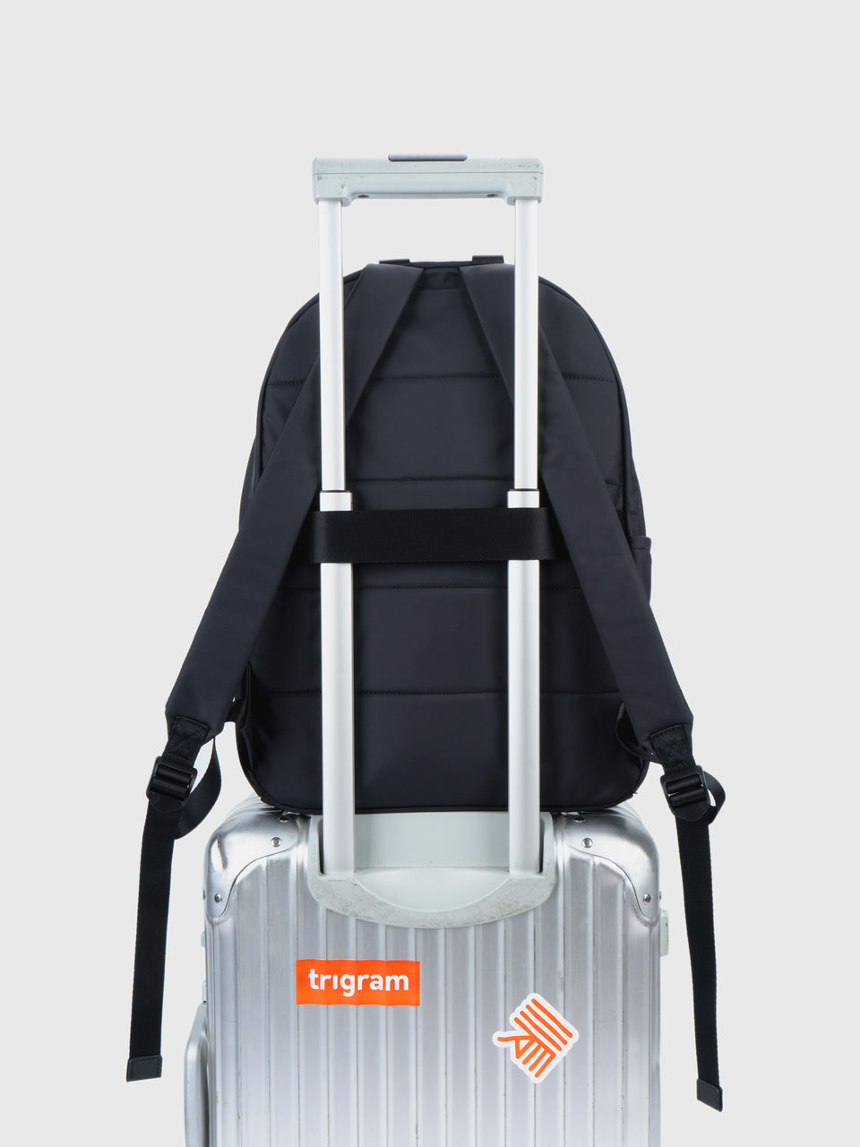 City Round Backpack - Noir Anthracite