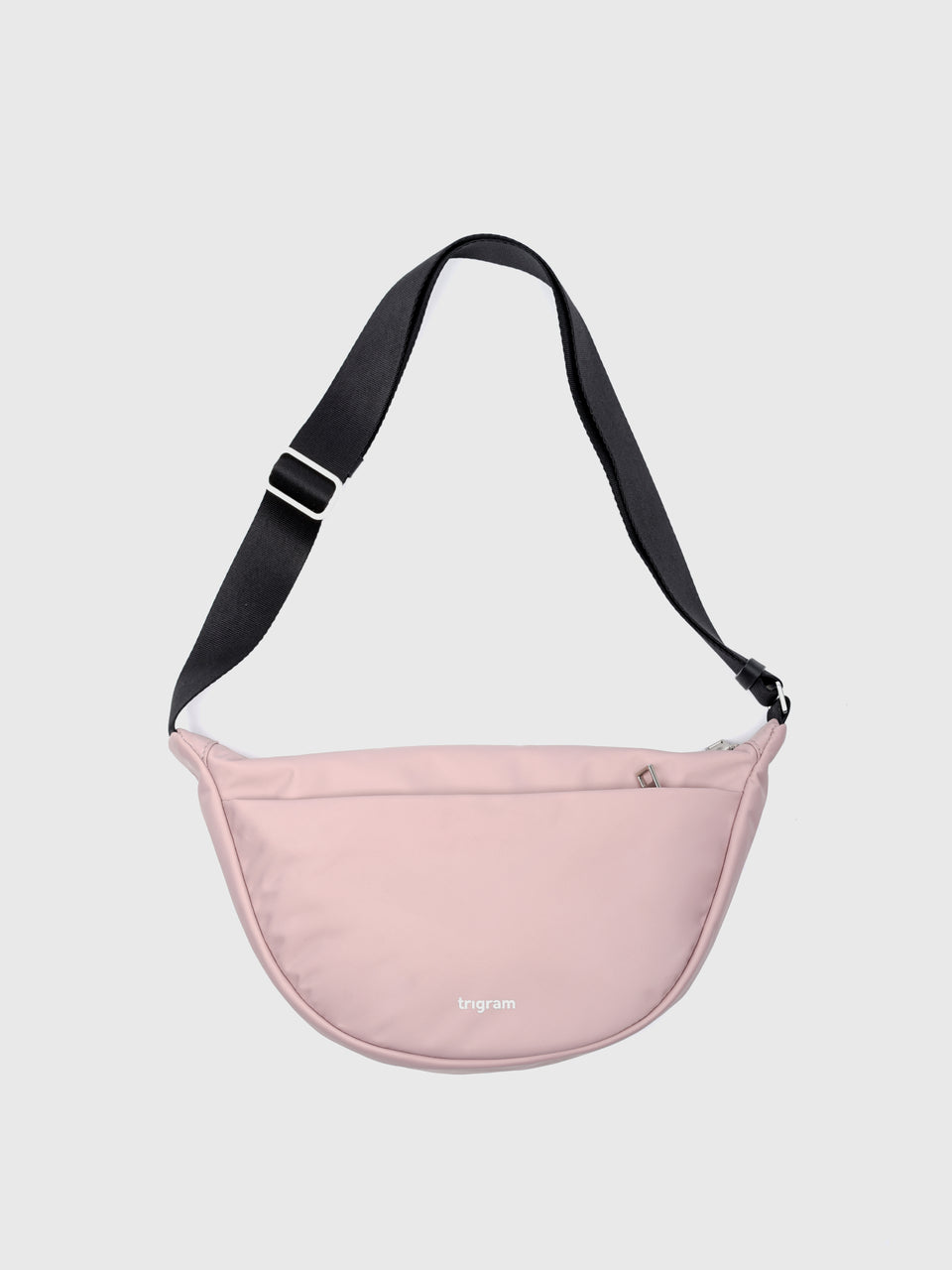 Sac bandoulière Crescent - Rose poudré