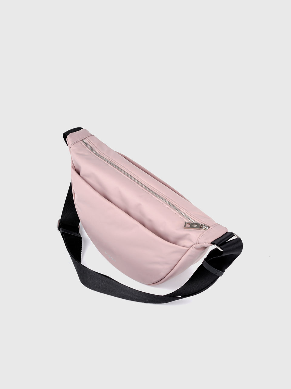 Sac bandoulière Crescent - Rose poudré