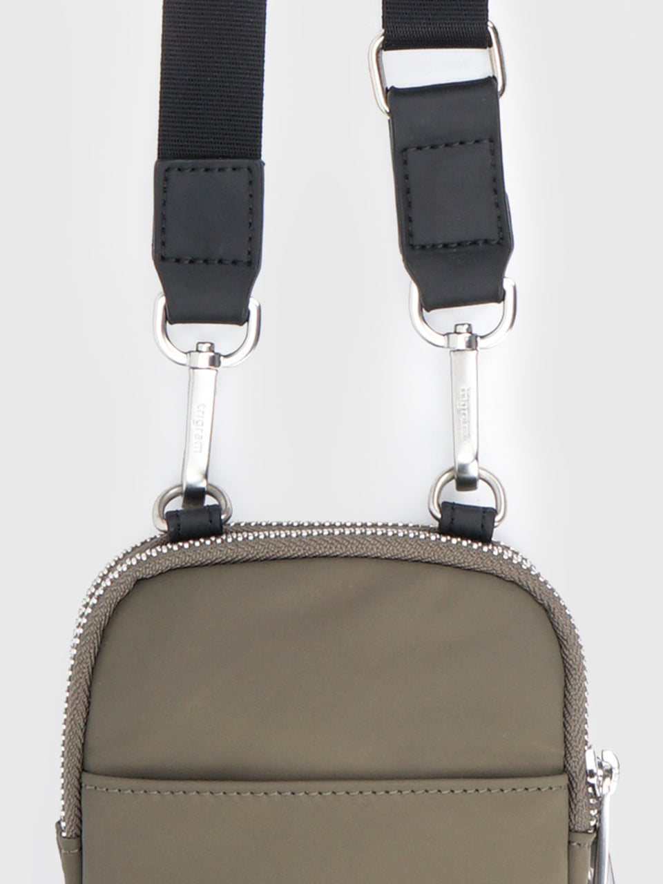 Double-Phone Bag - Vert Argile