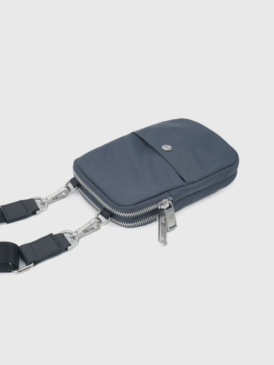 Sacoche double pour téléphone - Bleu lac
