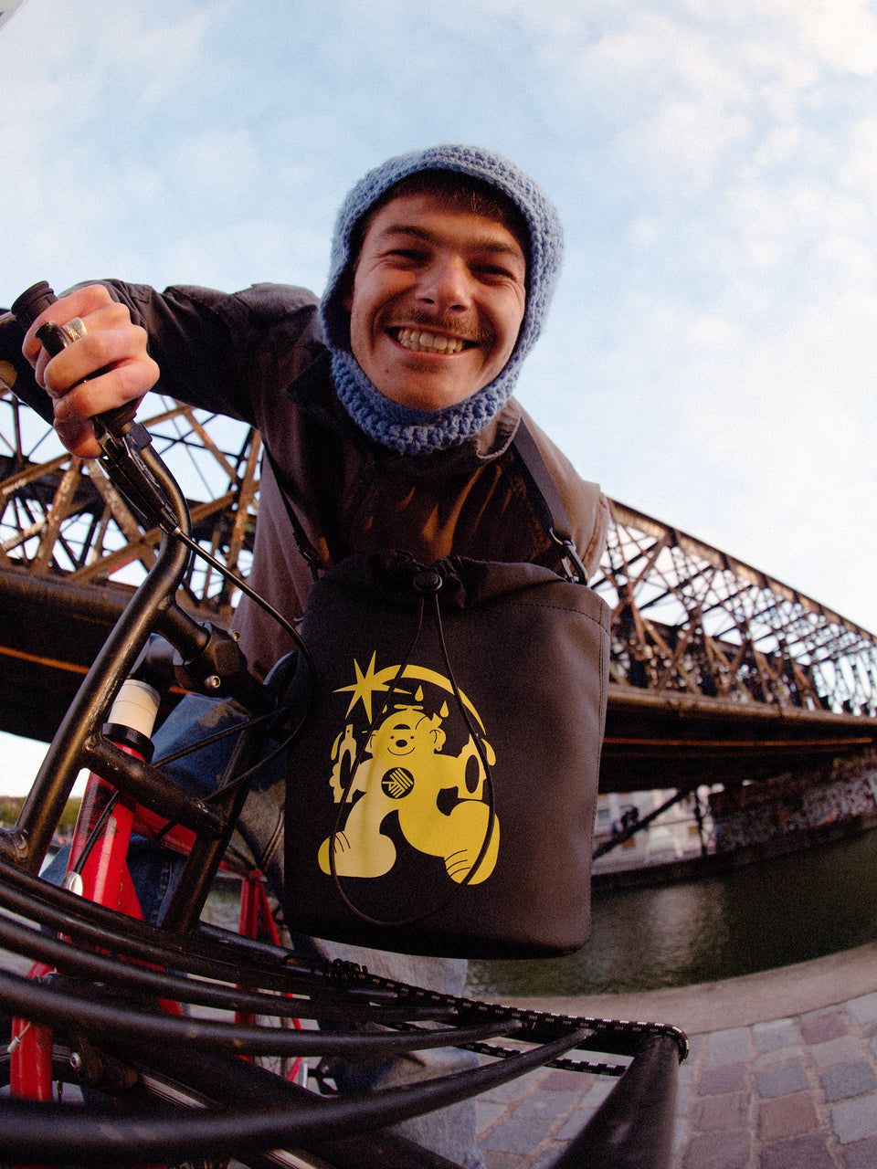 Sacoche de peintre Boku - Noir asphalte