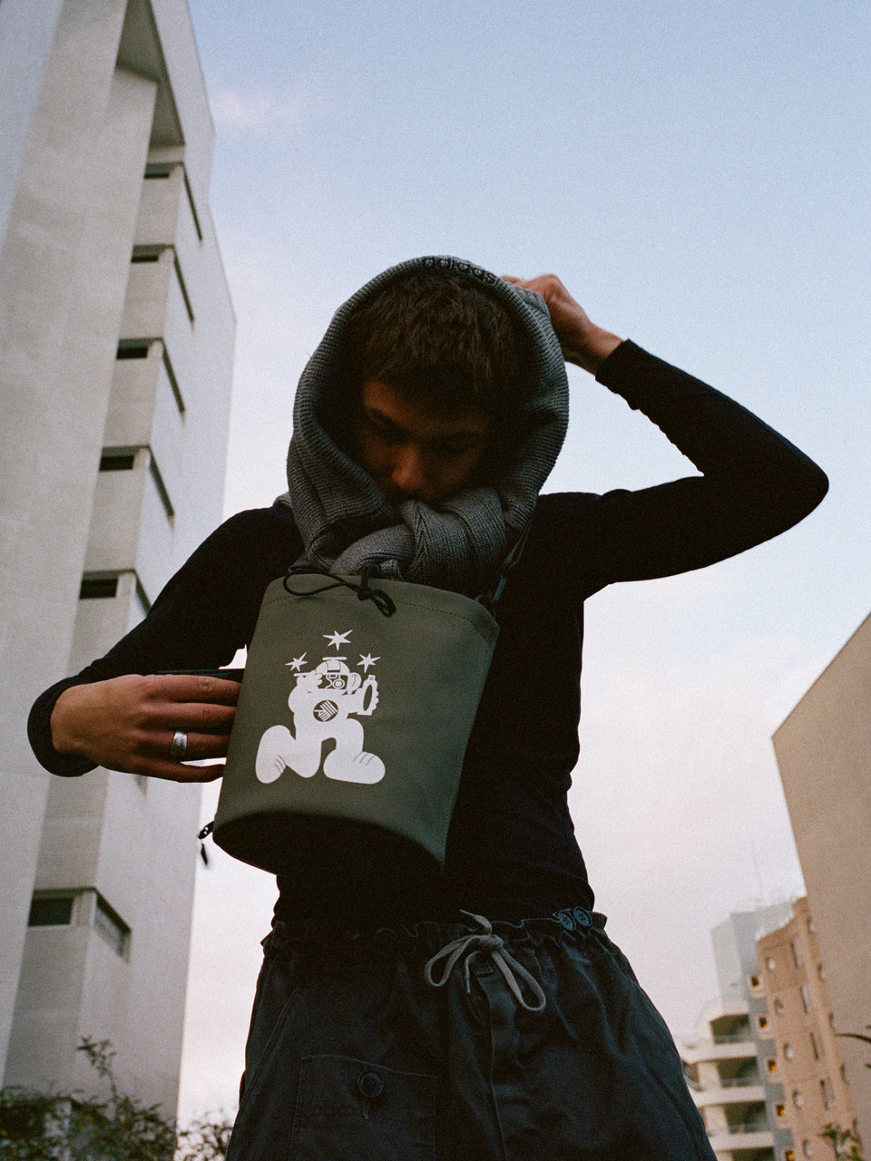 Sacoche de peintre Boku - Vert fer