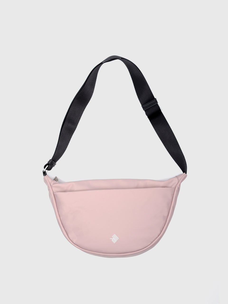 Sac bandoulière Crescent - Rose poudré