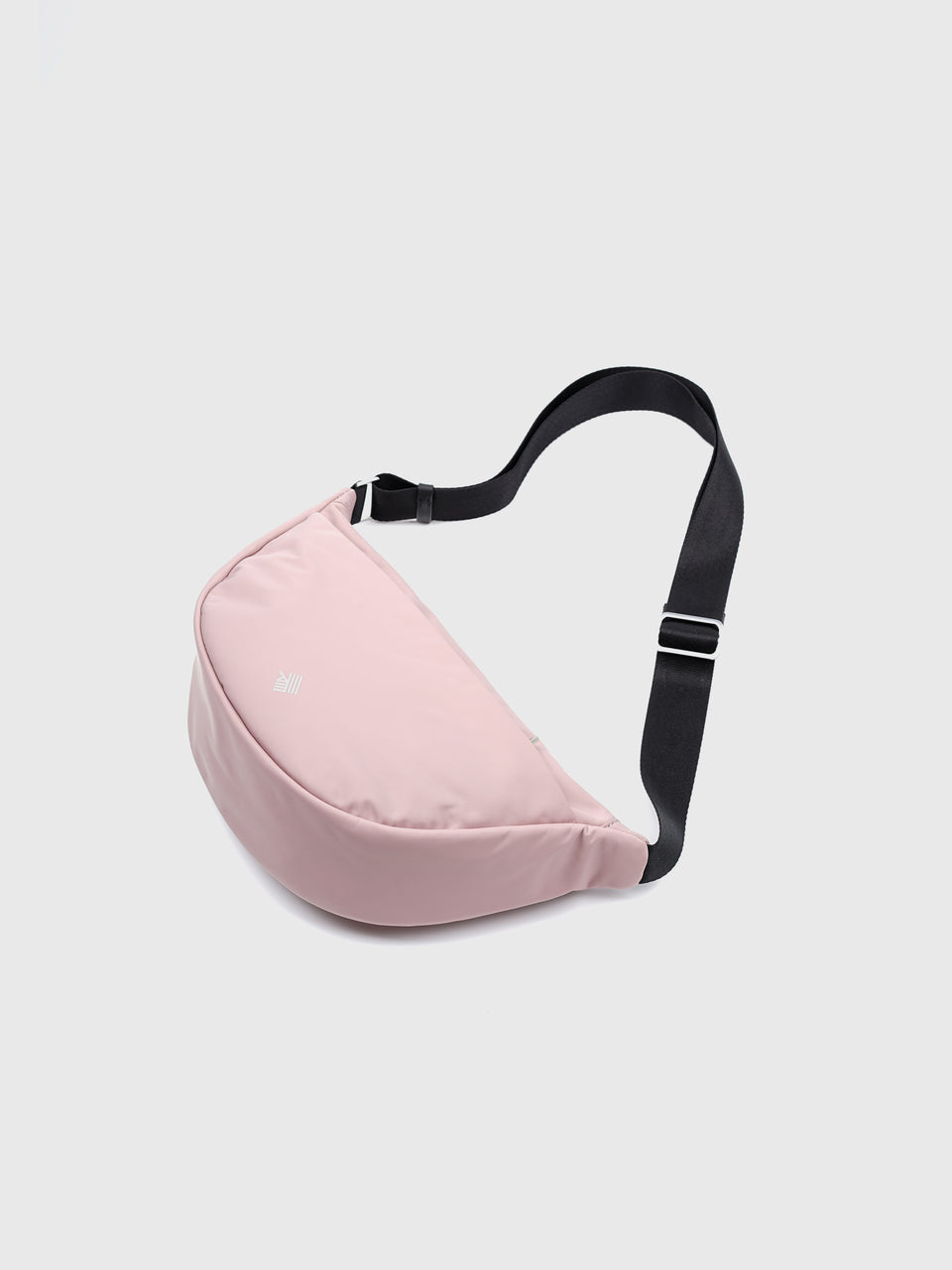 Sac bandoulière Crescent - Rose poudré